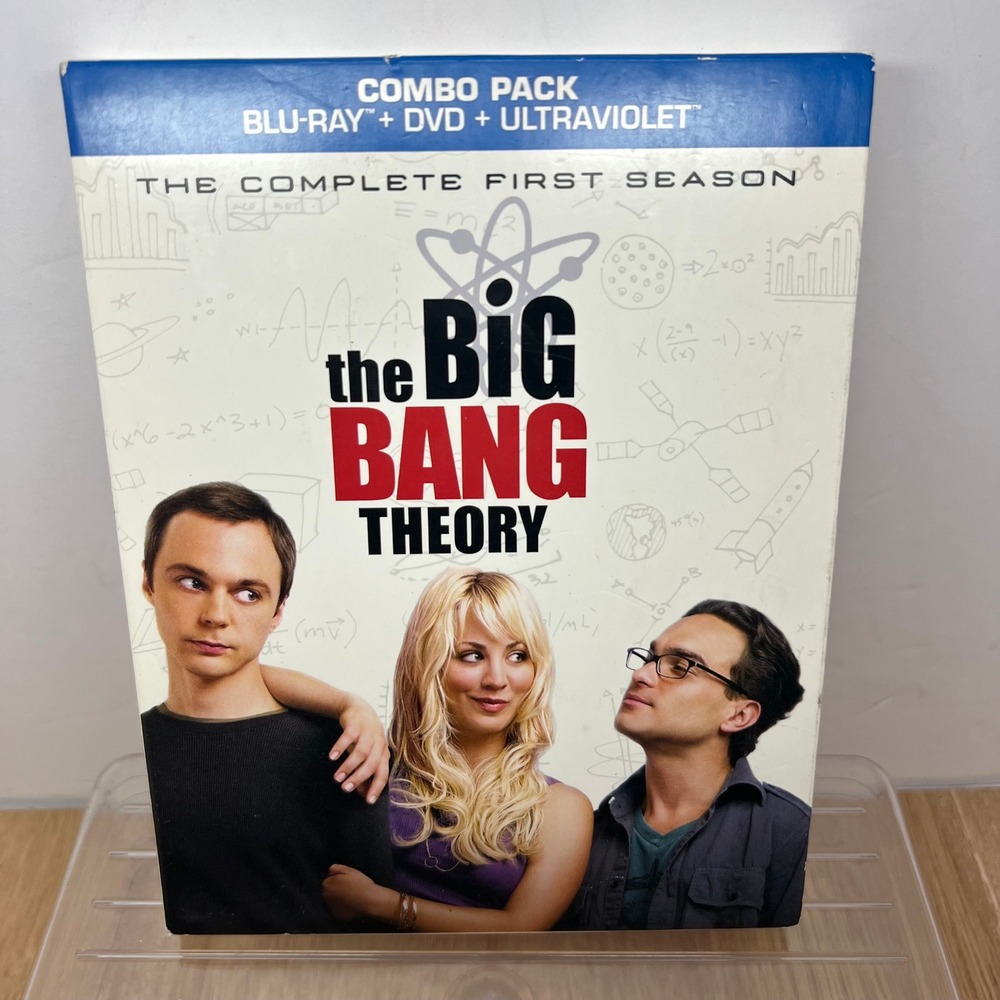 The Big Bang Theory The Complete First Season Blu-ray DVD Combo Pack Comedy TV
